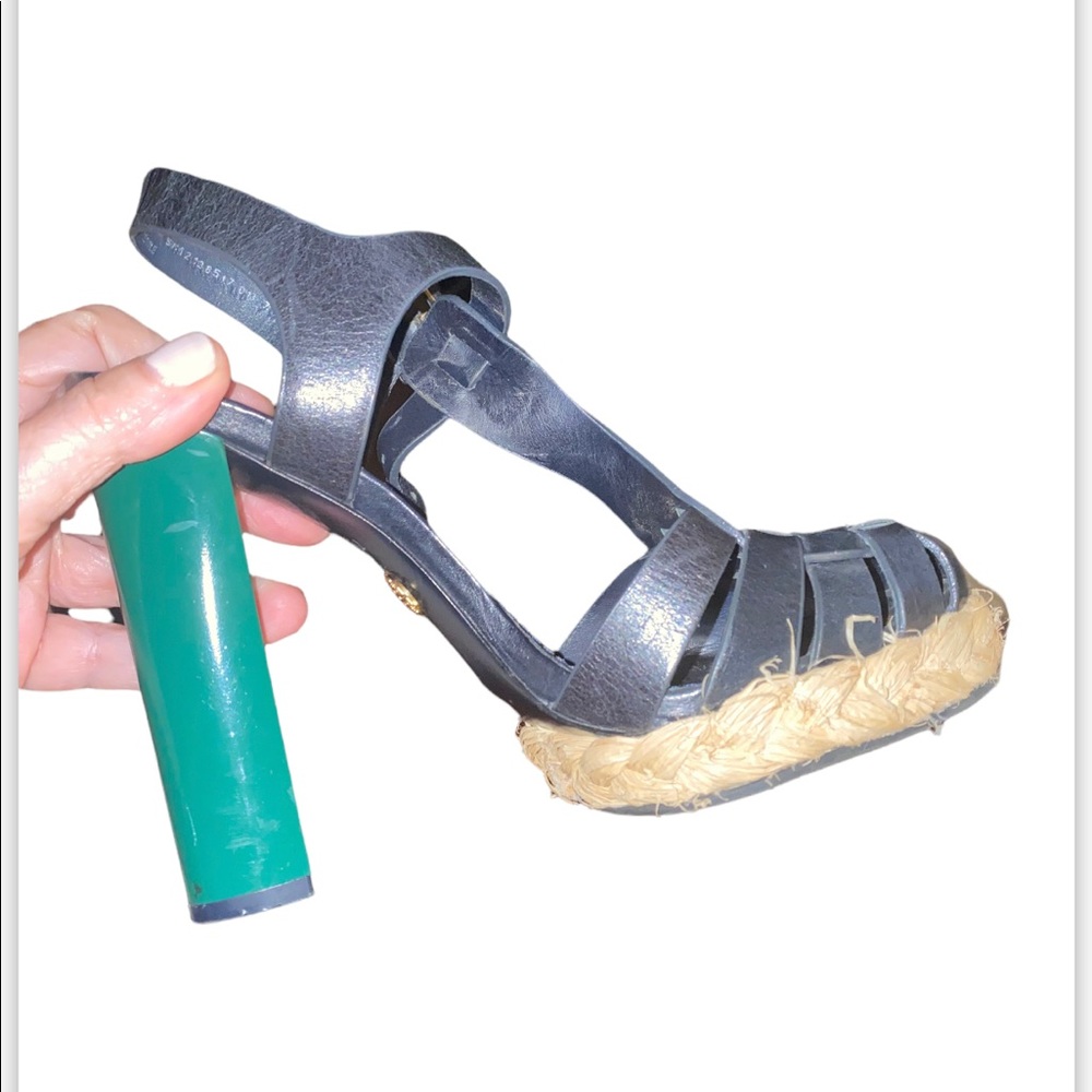 Tory Burch Multi Color 5" Platform Runway Heels S… - image 1